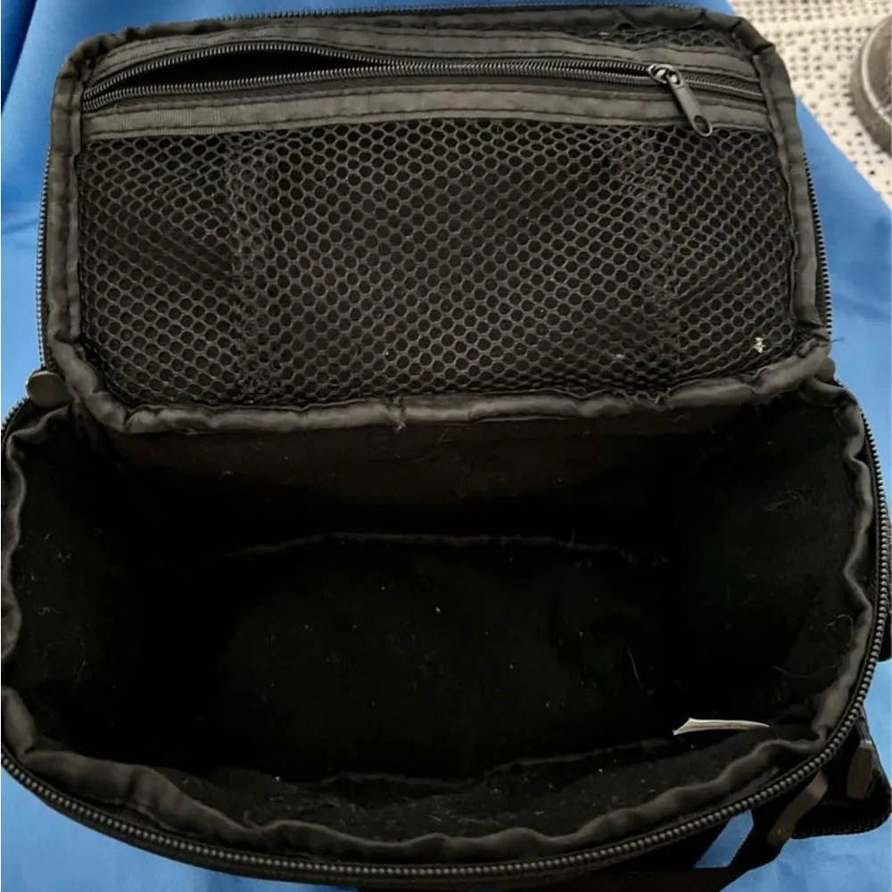ZING Camera Bag with Padded Protection Black and Gray Interior Separators